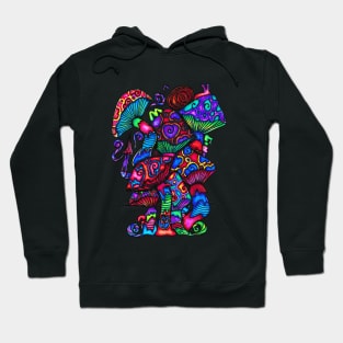 Whimsical Mushrooms Hoodie